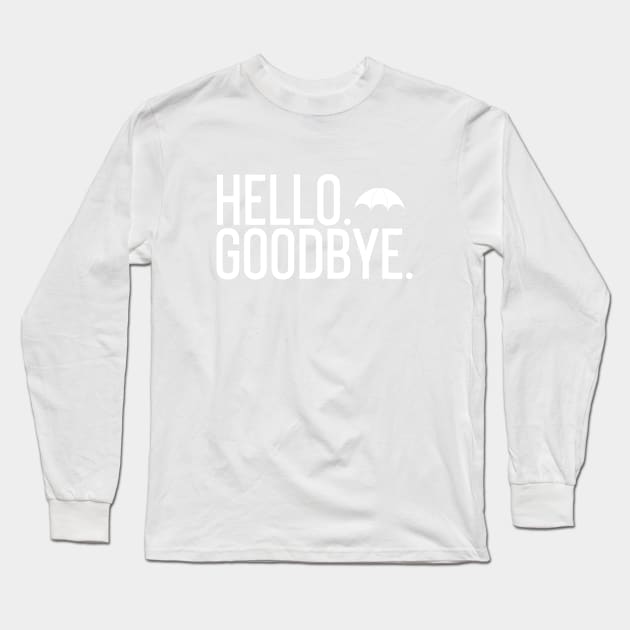 hello goodbye Long Sleeve T-Shirt by gochiii